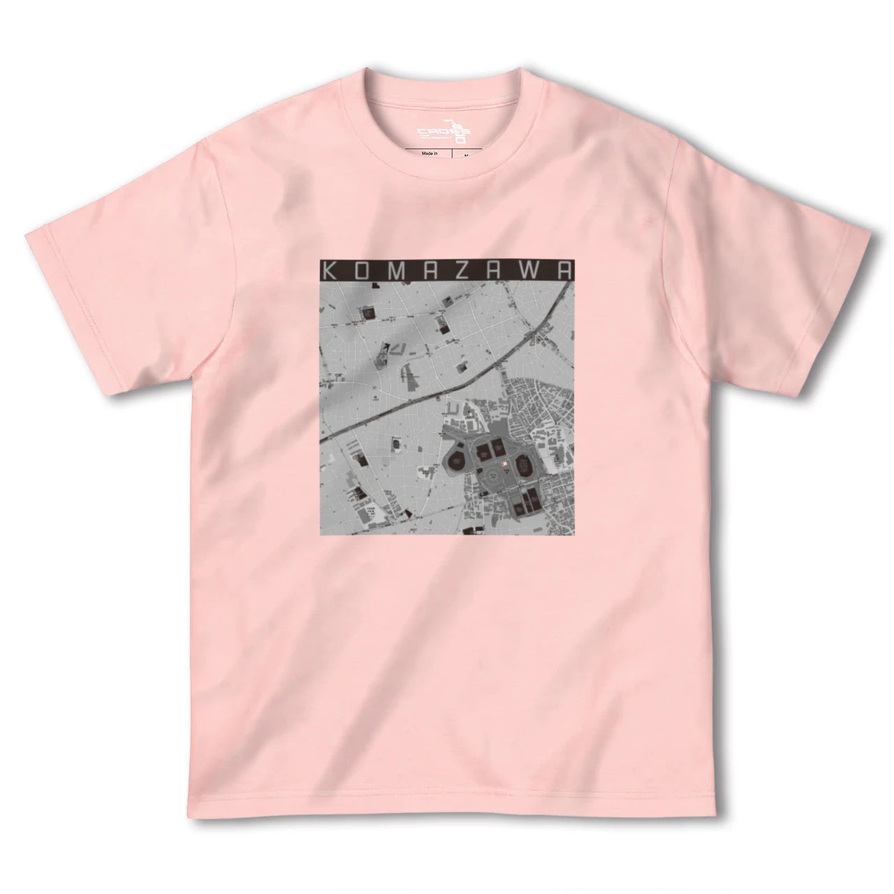 【駒沢(東京都)】地図柄ヘビーウェイトTシャツ