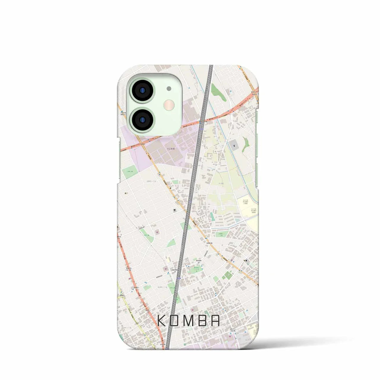 【今羽(埼玉県)】地図柄iPhoneケース(バックカバータイプ)