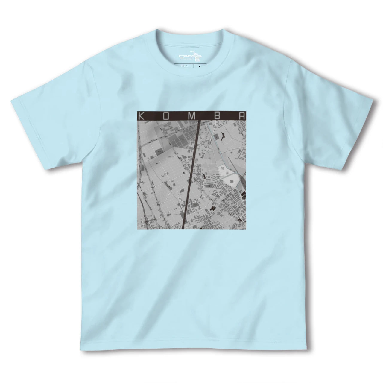 【今羽(埼玉県)】地図柄ヘビーウェイトTシャツ