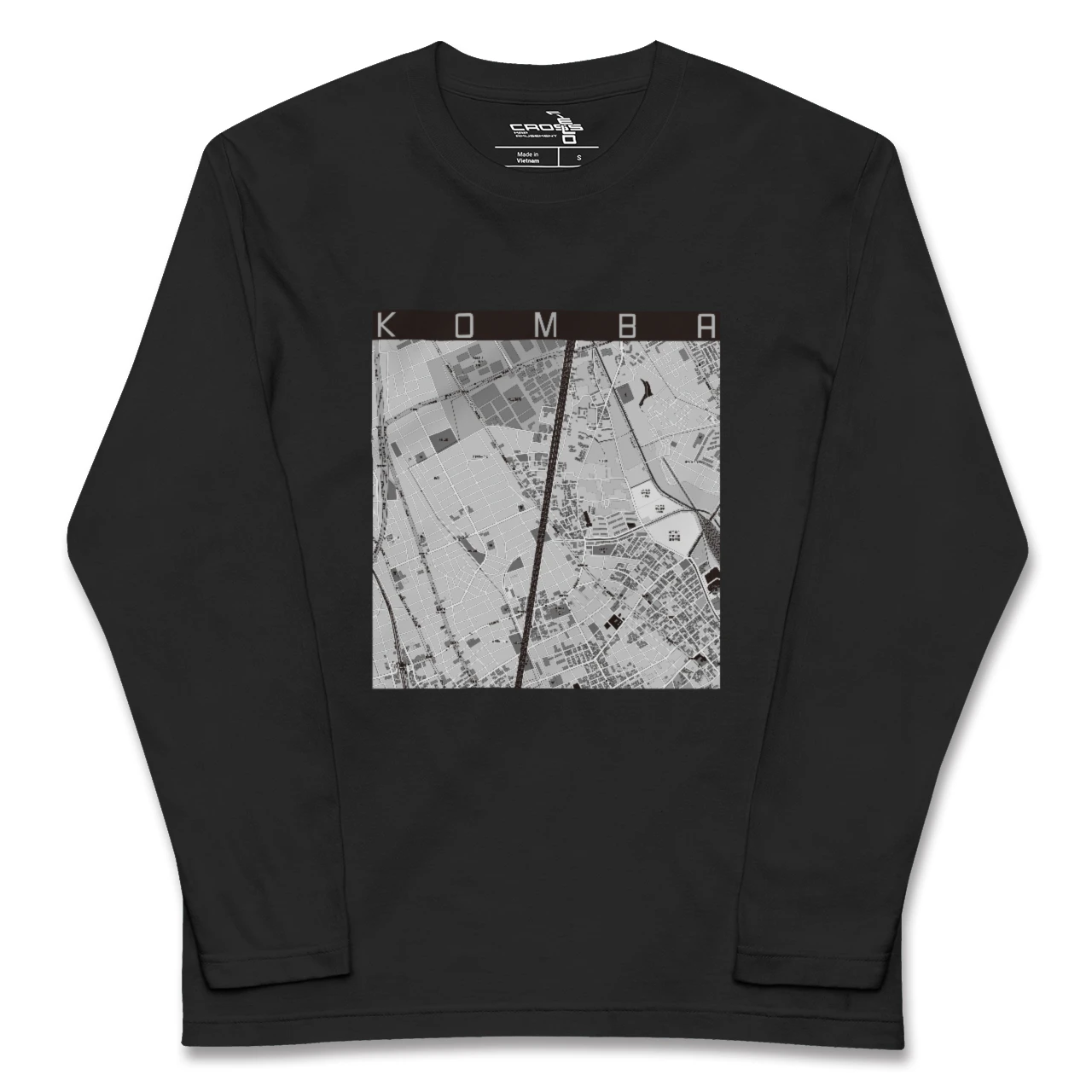 【今羽(埼玉県)】地図柄ロングスリーブTシャツ