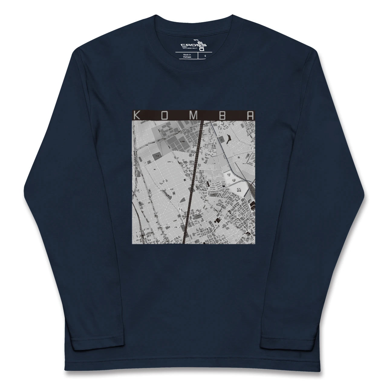 【今羽(埼玉県)】地図柄ロングスリーブTシャツ