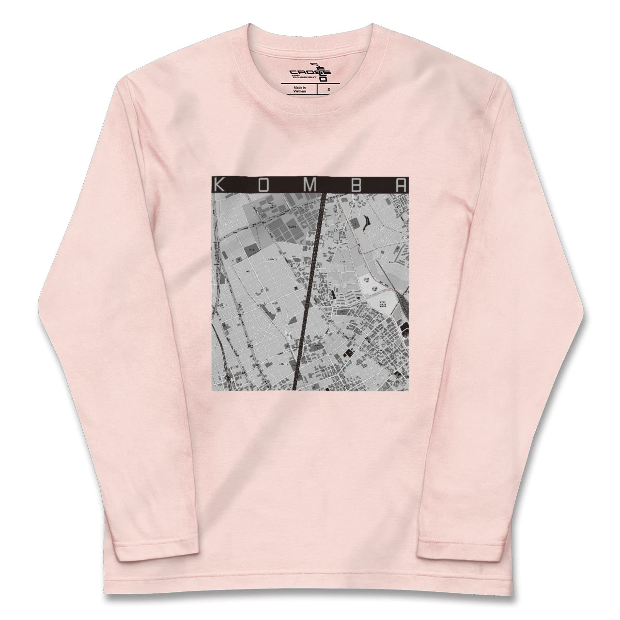 【今羽(埼玉県)】地図柄ロングスリーブTシャツ