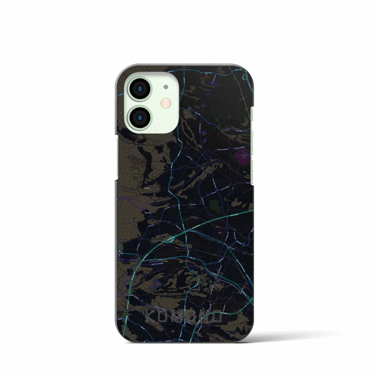 【菰野(三重県)】地図柄iPhoneケース(バックカバータイプ)