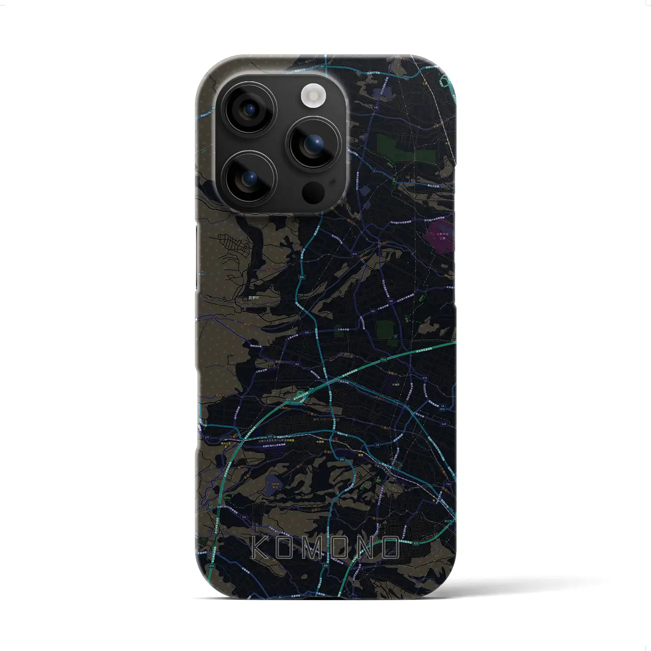 【菰野(三重県)】地図柄iPhoneケース(バックカバータイプ)