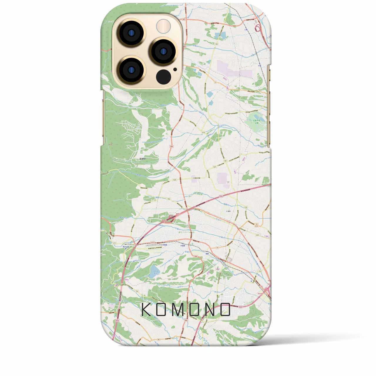 【菰野(三重県)】地図柄iPhoneケース(バックカバータイプ)