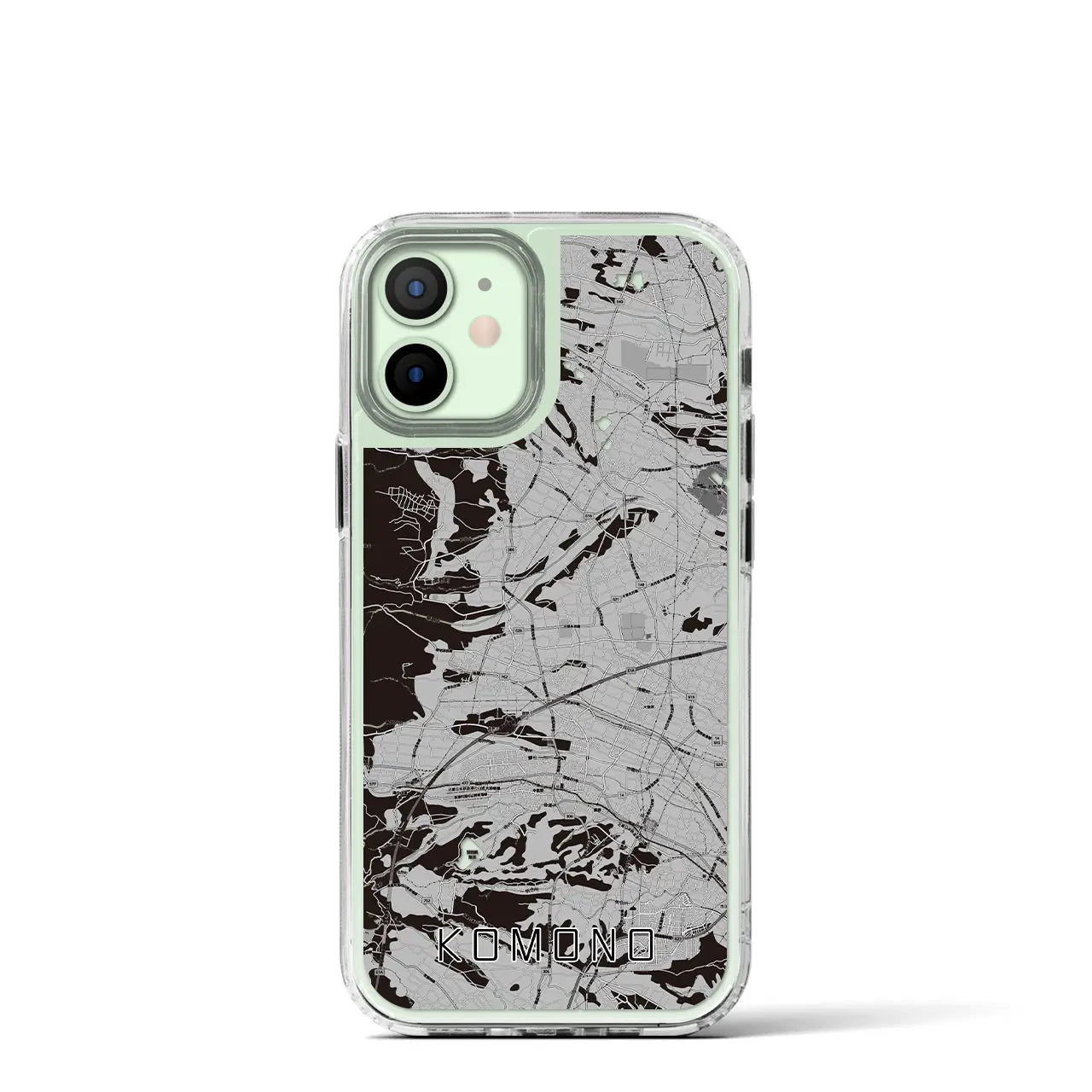 【菰野(三重県)】地図柄iPhoneケース(MagSafeタイプ)