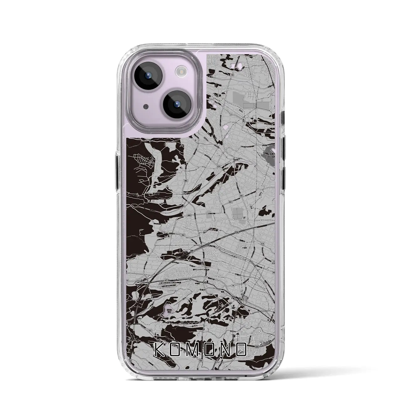 【菰野(三重県)】地図柄iPhoneケース(MagSafeタイプ)