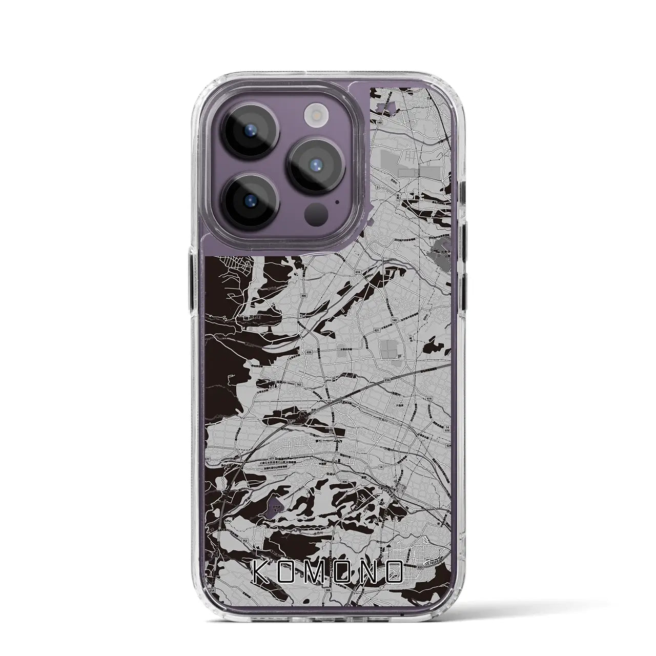 【菰野(三重県)】地図柄iPhoneケース(MagSafeタイプ)