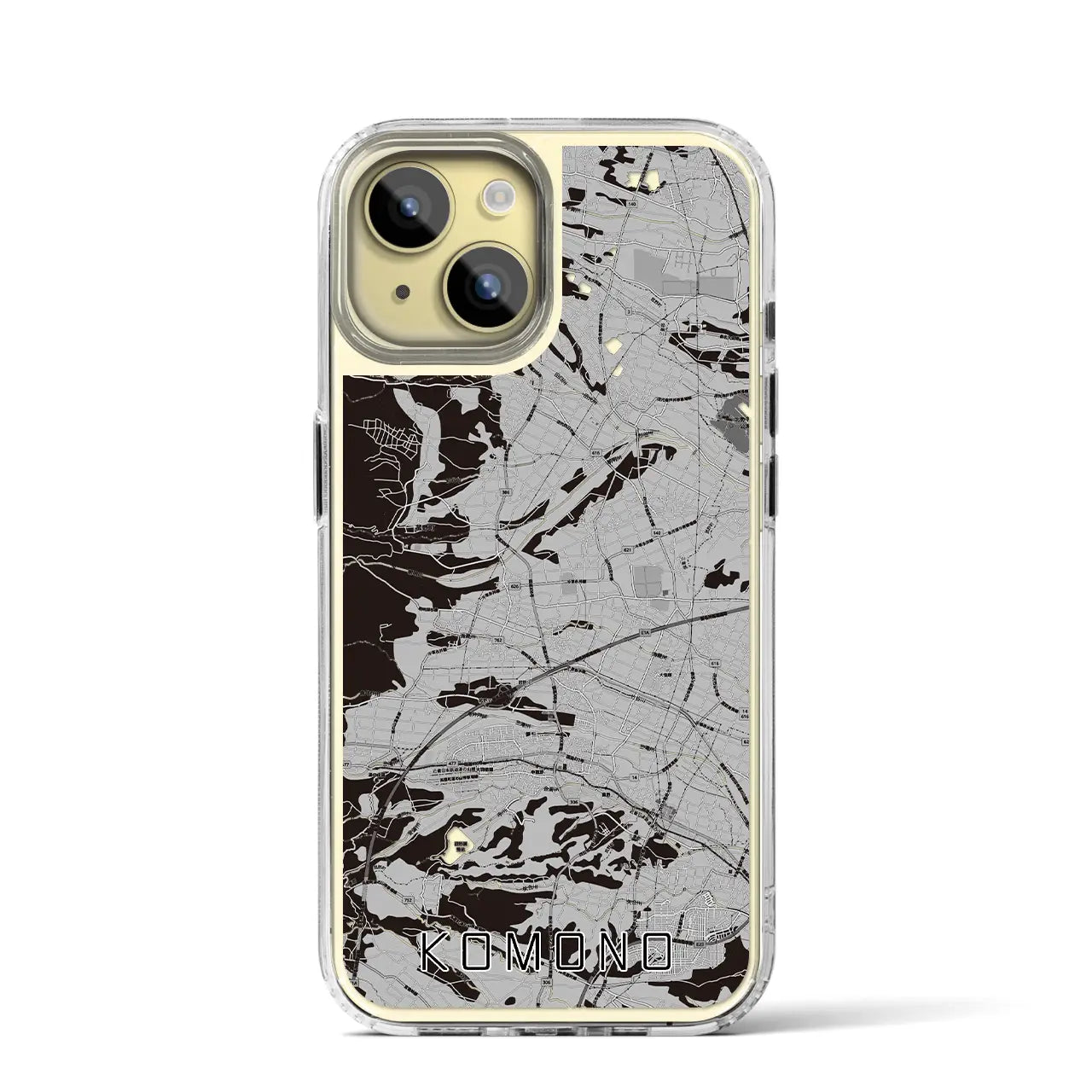 【菰野(三重県)】地図柄iPhoneケース(MagSafeタイプ)