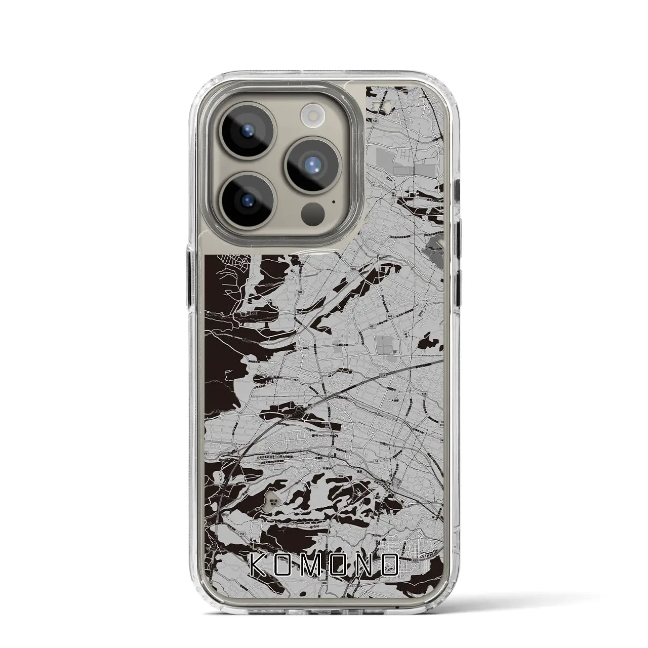 【菰野(三重県)】地図柄iPhoneケース(MagSafeタイプ)