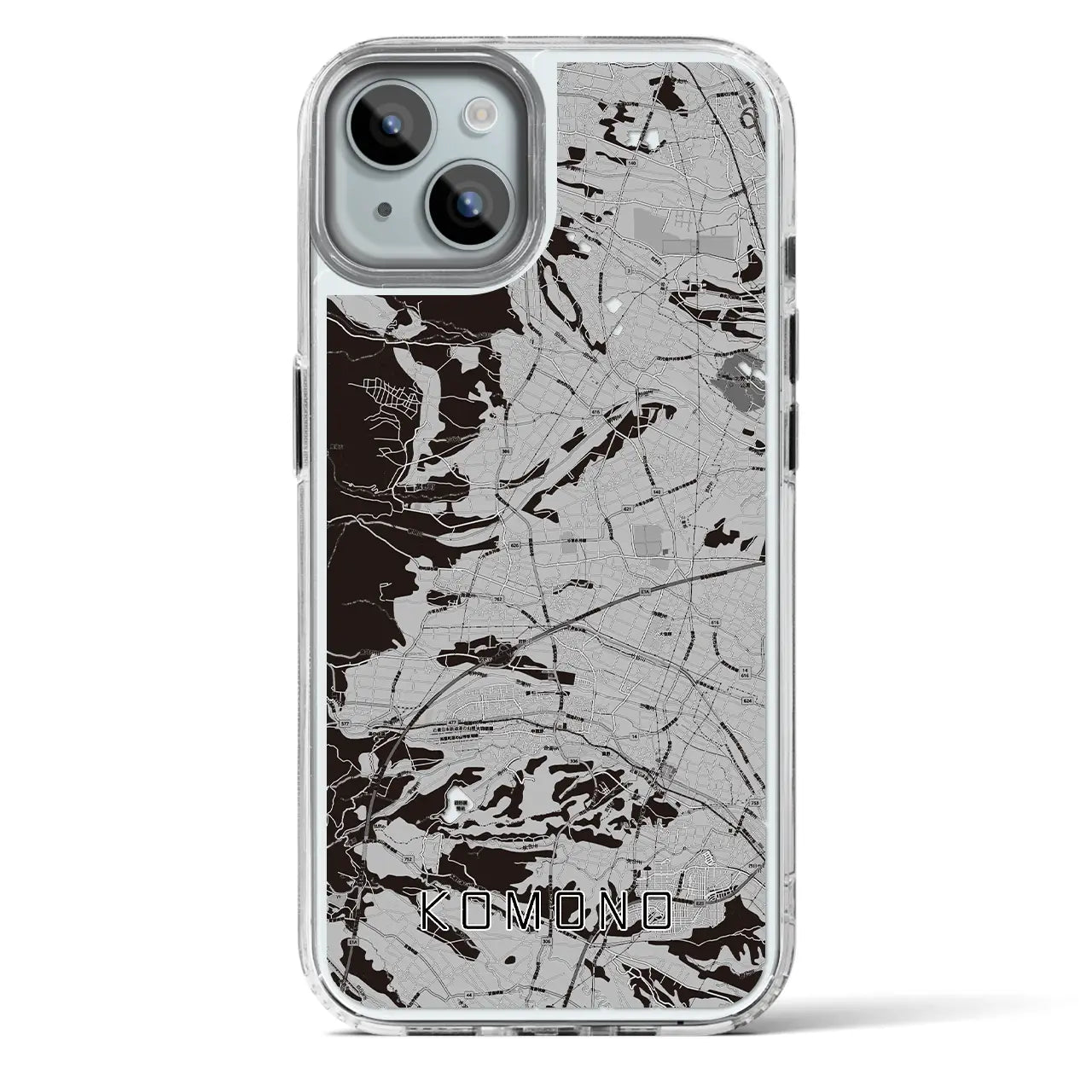 【菰野(三重県)】地図柄iPhoneケース(MagSafeタイプ)