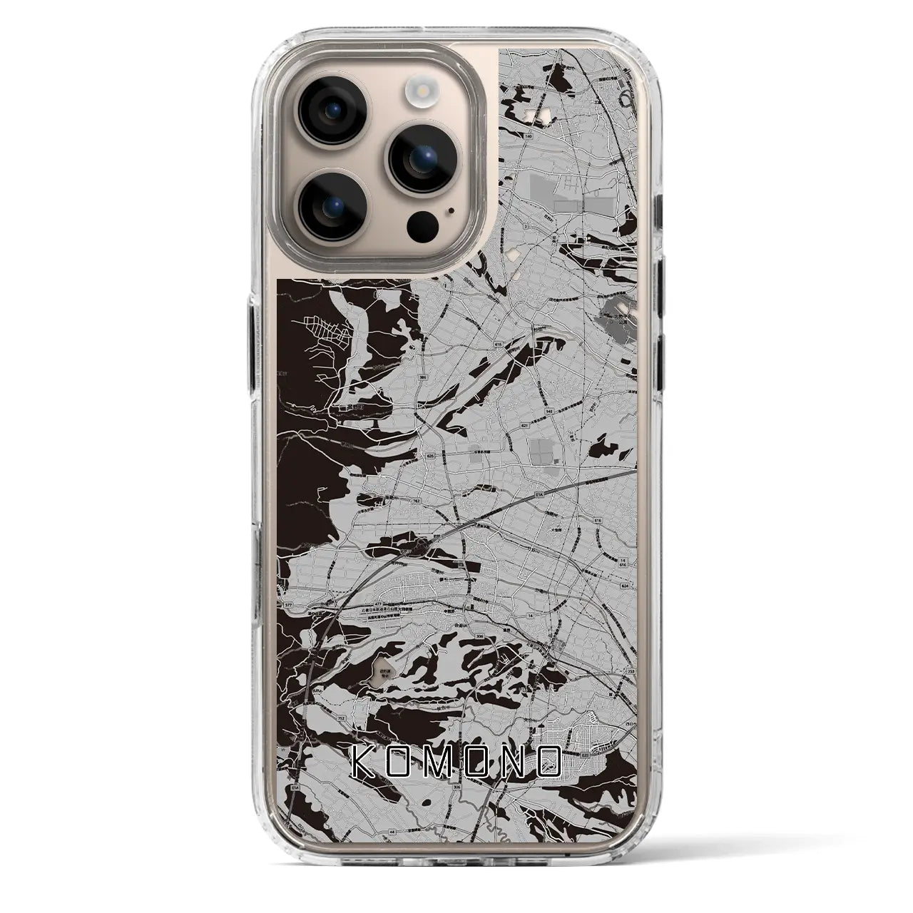 【菰野(三重県)】地図柄iPhoneケース(MagSafeタイプ)