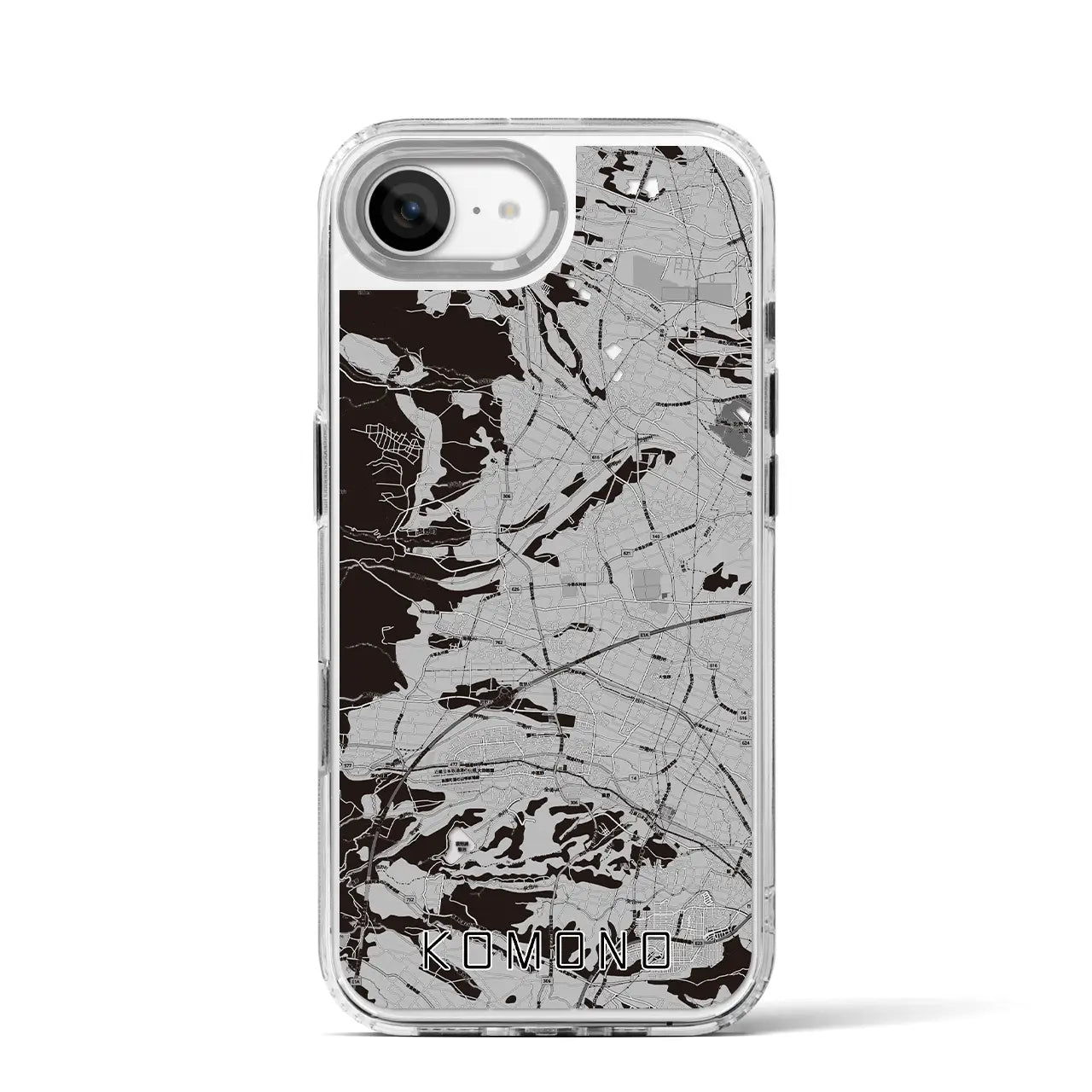 【菰野(三重県)】地図柄iPhoneケース(MagSafeタイプ)