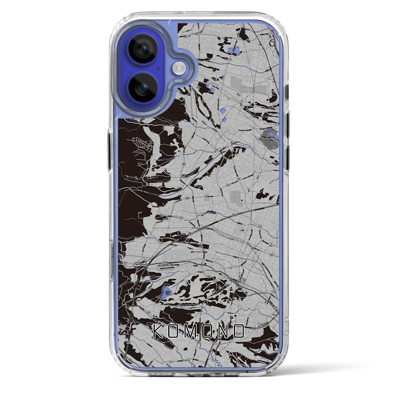 【菰野(三重県)】地図柄iPhoneケース(MagSafeタイプ)