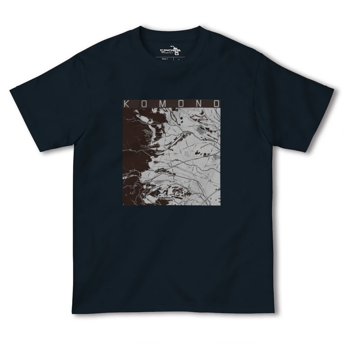 【菰野(三重県)】地図柄ヘビーウェイトTシャツ