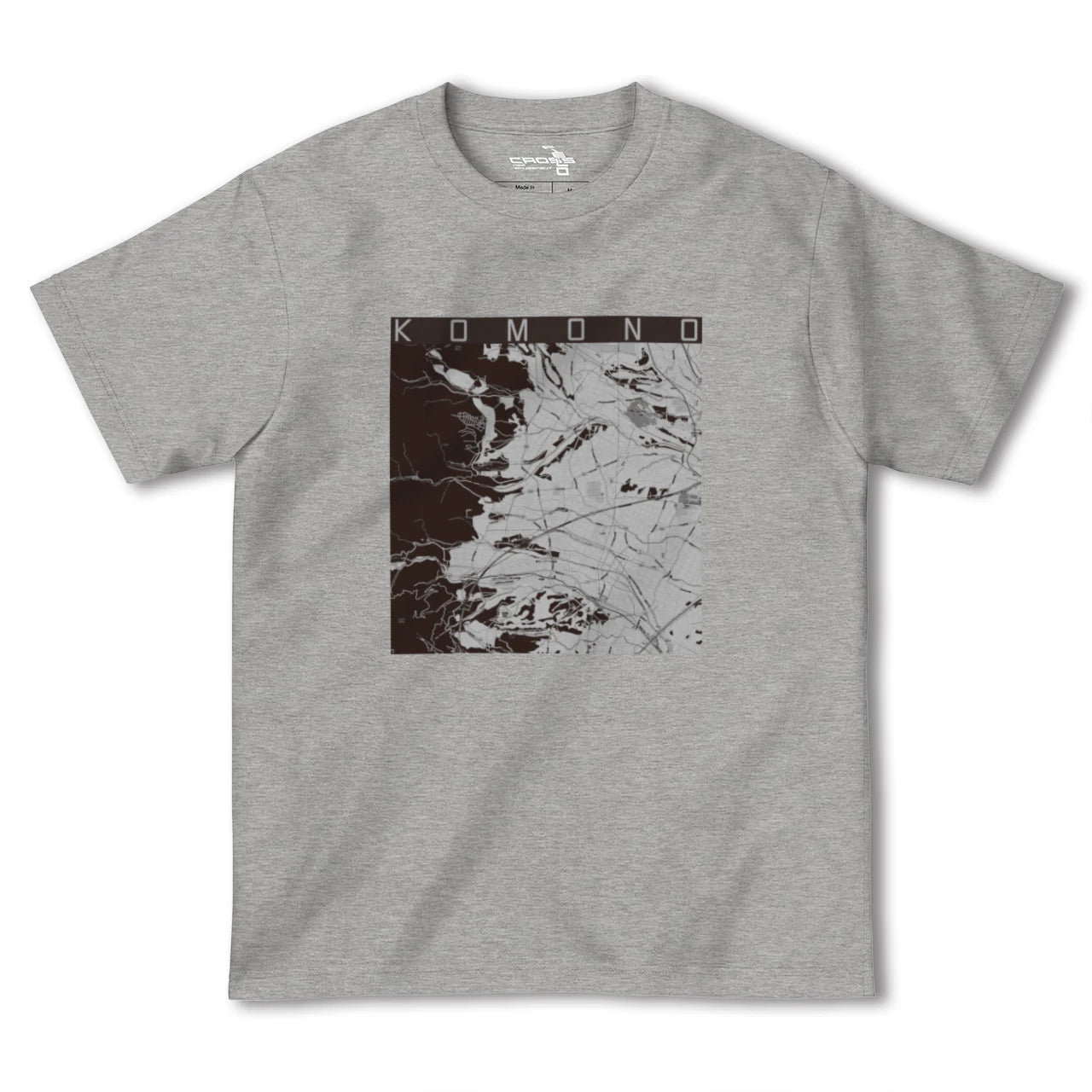 【菰野(三重県)】地図柄ヘビーウェイトTシャツ