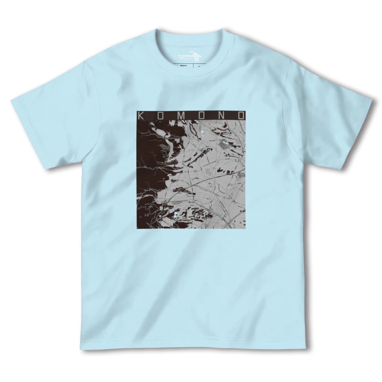 【菰野(三重県)】地図柄ヘビーウェイトTシャツ