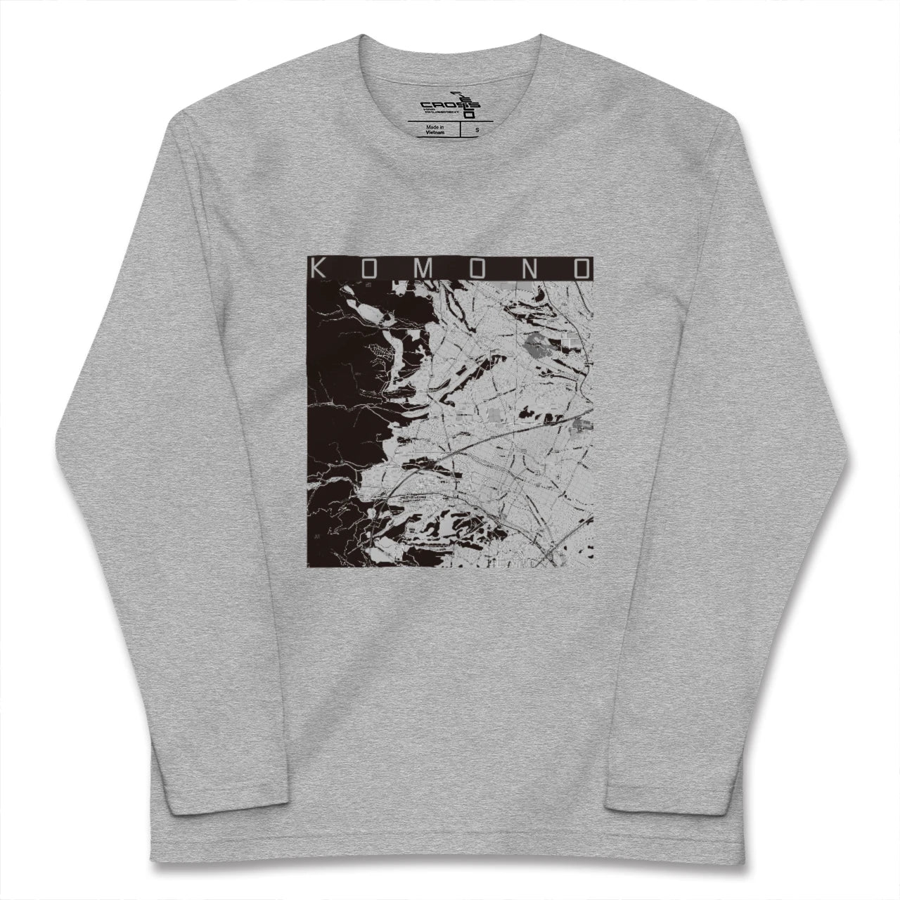 【菰野(三重県)】地図柄ロングスリーブTシャツ