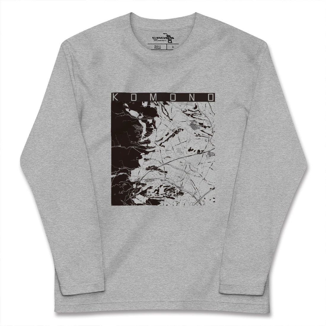 【菰野(三重県)】地図柄ロングスリーブTシャツ