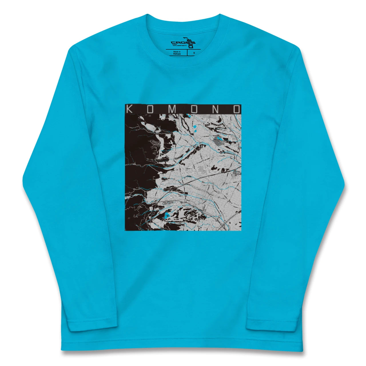 【菰野(三重県)】地図柄ロングスリーブTシャツ