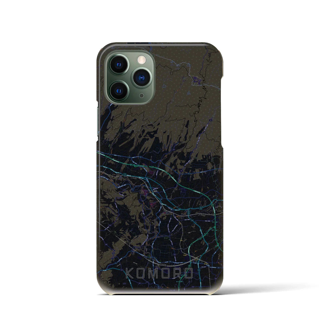 【小諸(長野県)】地図柄iPhoneケース(バックカバータイプ)