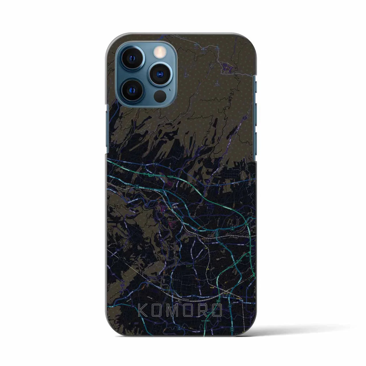 【小諸(長野県)】地図柄iPhoneケース(バックカバータイプ)