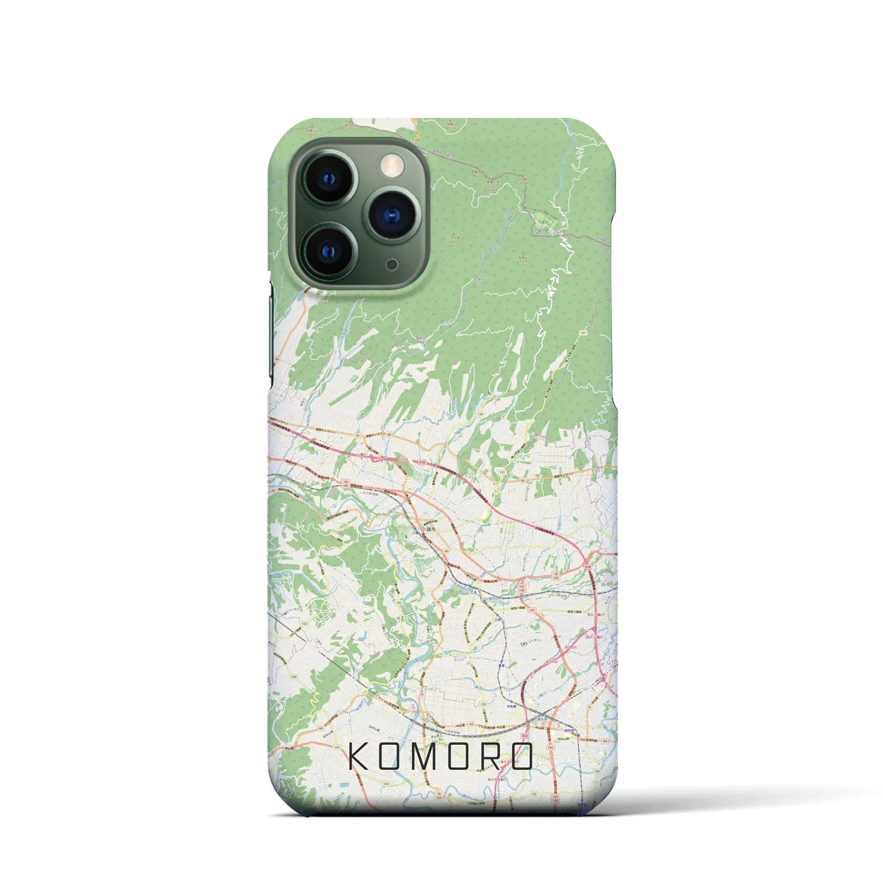 【小諸(長野県)】地図柄iPhoneケース(バックカバータイプ)