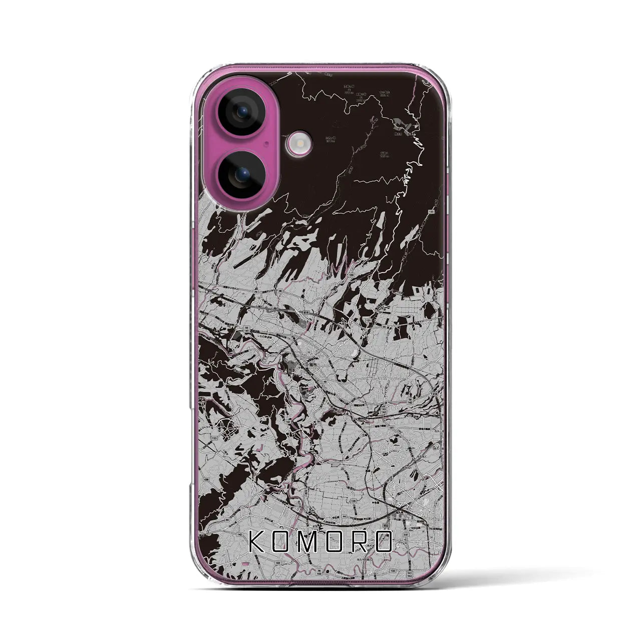 【小諸(長野県)】地図柄iPhoneケース(クリアタイプ)