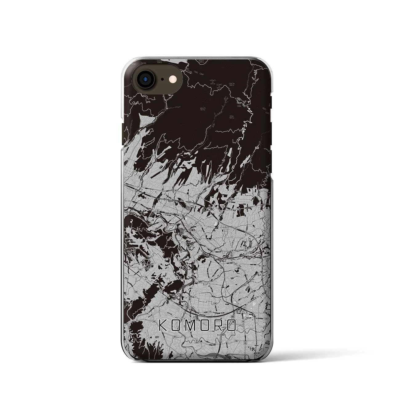 【小諸(長野県)】地図柄iPhoneケース(クリアタイプ)