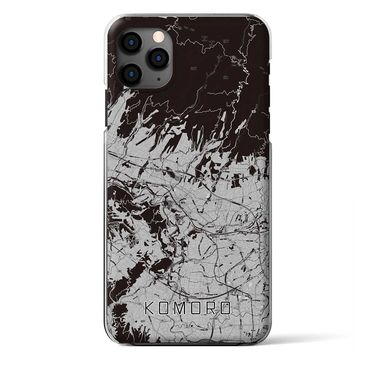 【小諸(長野県)】地図柄iPhoneケース(クリアタイプ)