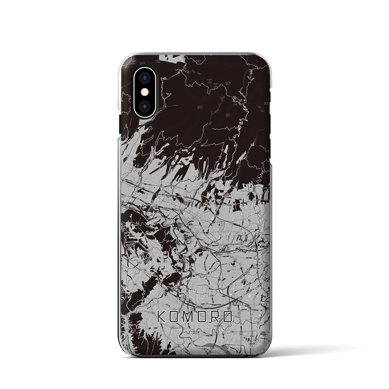 【小諸(長野県)】地図柄iPhoneケース(クリアタイプ)