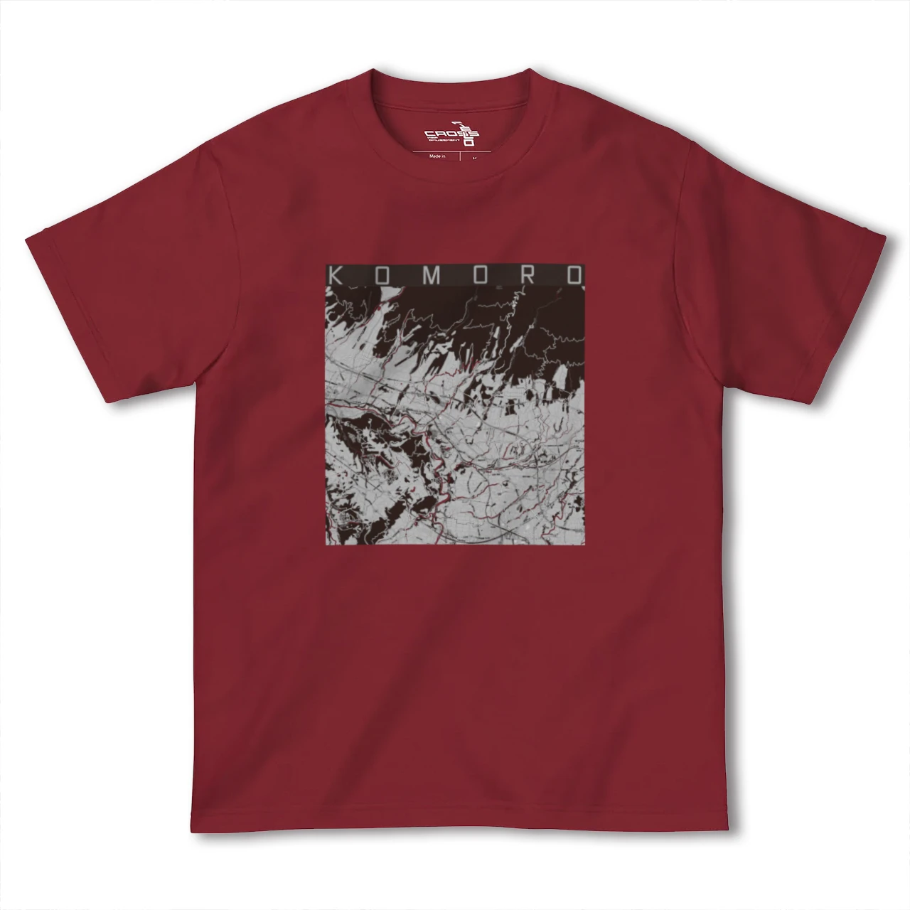 【小諸(長野県)】地図柄ヘビーウェイトTシャツ