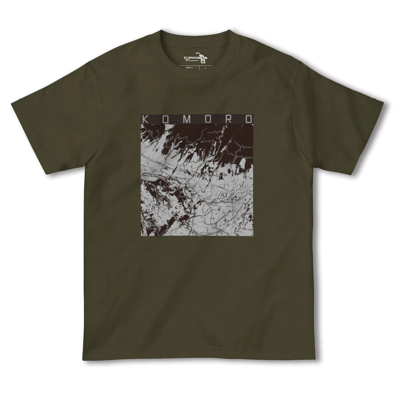 【小諸(長野県)】地図柄ヘビーウェイトTシャツ
