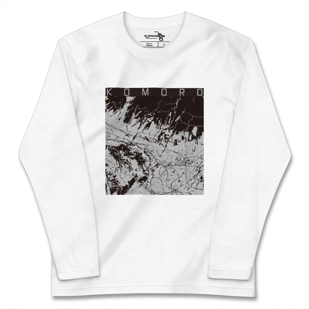 【小諸(長野県)】地図柄ロングスリーブTシャツ