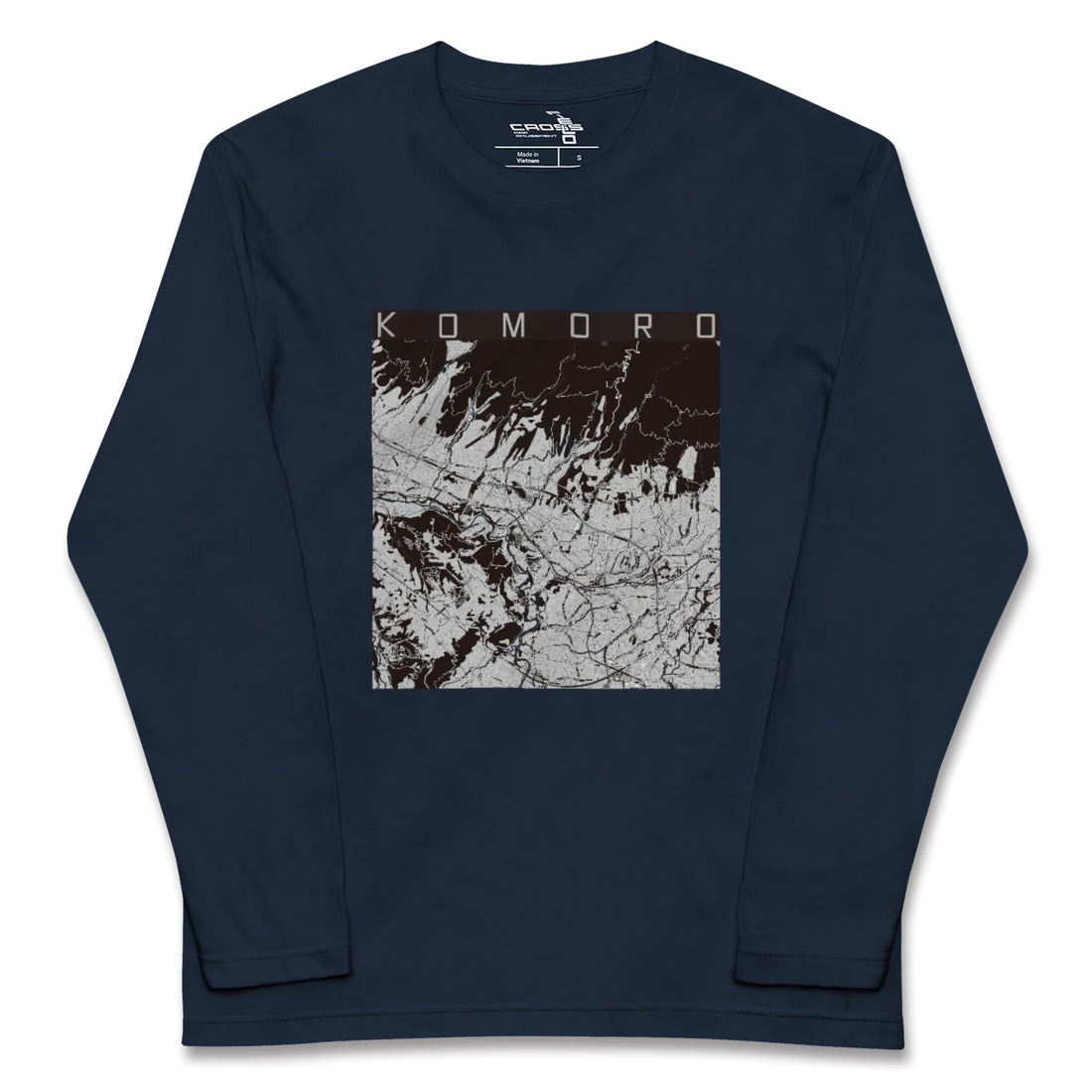 【小諸(長野県)】地図柄ロングスリーブTシャツ