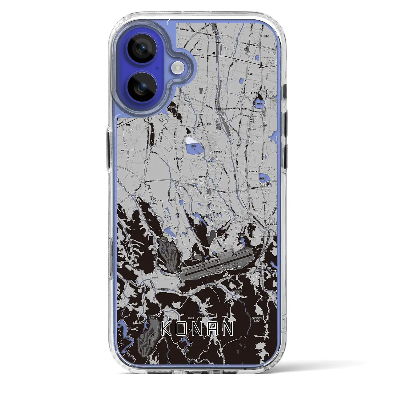 【香南(香川県)】地図柄iPhoneケース(MagSafeタイプ)