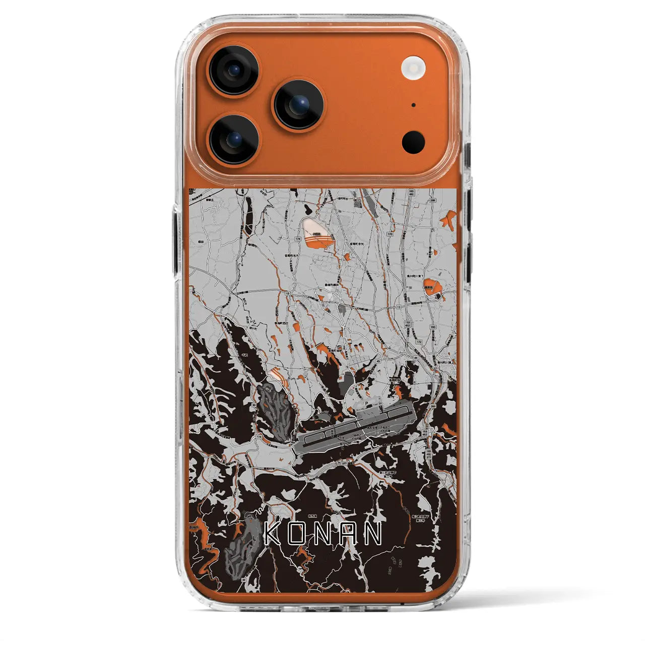 【香南(香川県)】地図柄iPhoneケース(MagSafeタイプ)