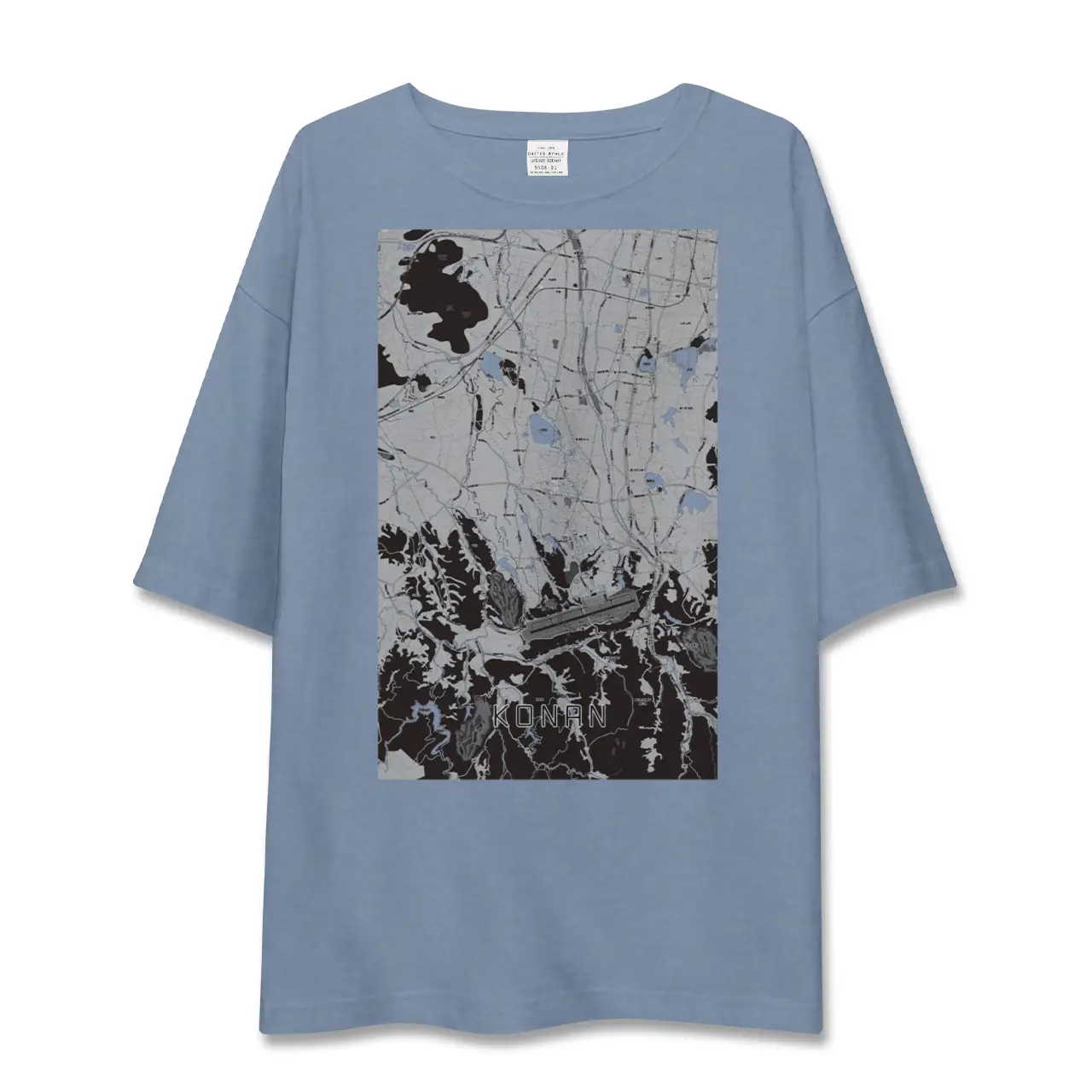 【香南(香川県)】地図柄ビッグシルエットTシャツ