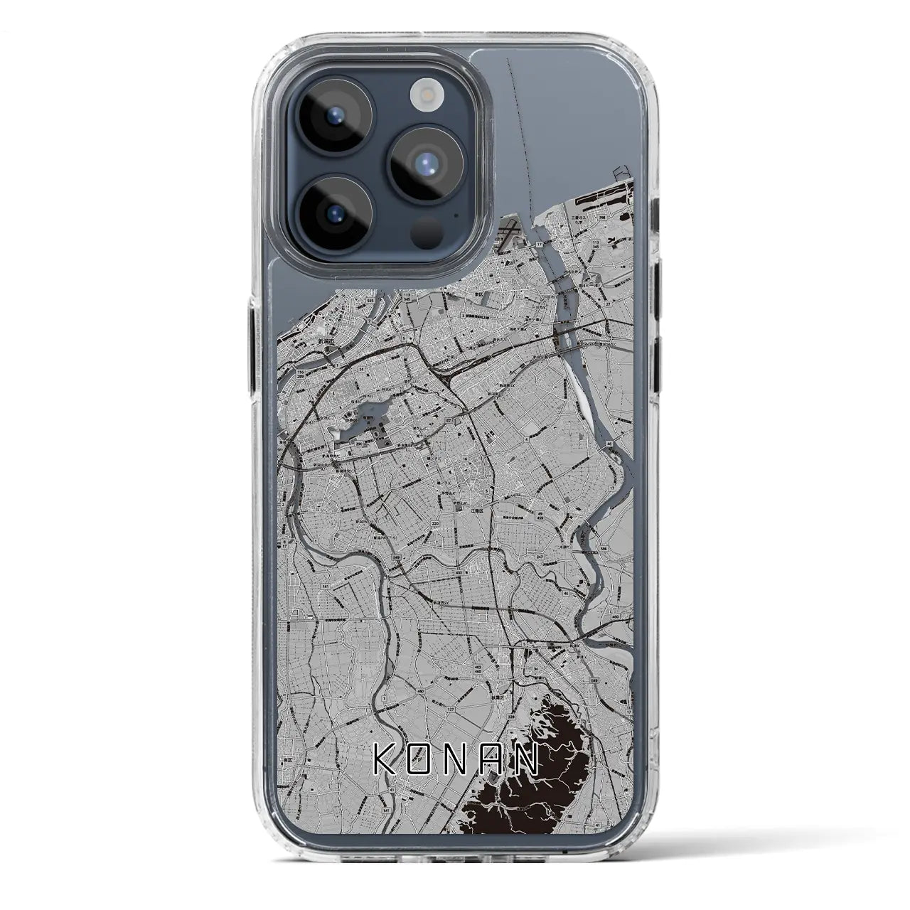 【江南(新潟県)】地図柄iPhoneケース(MagSafeタイプ)