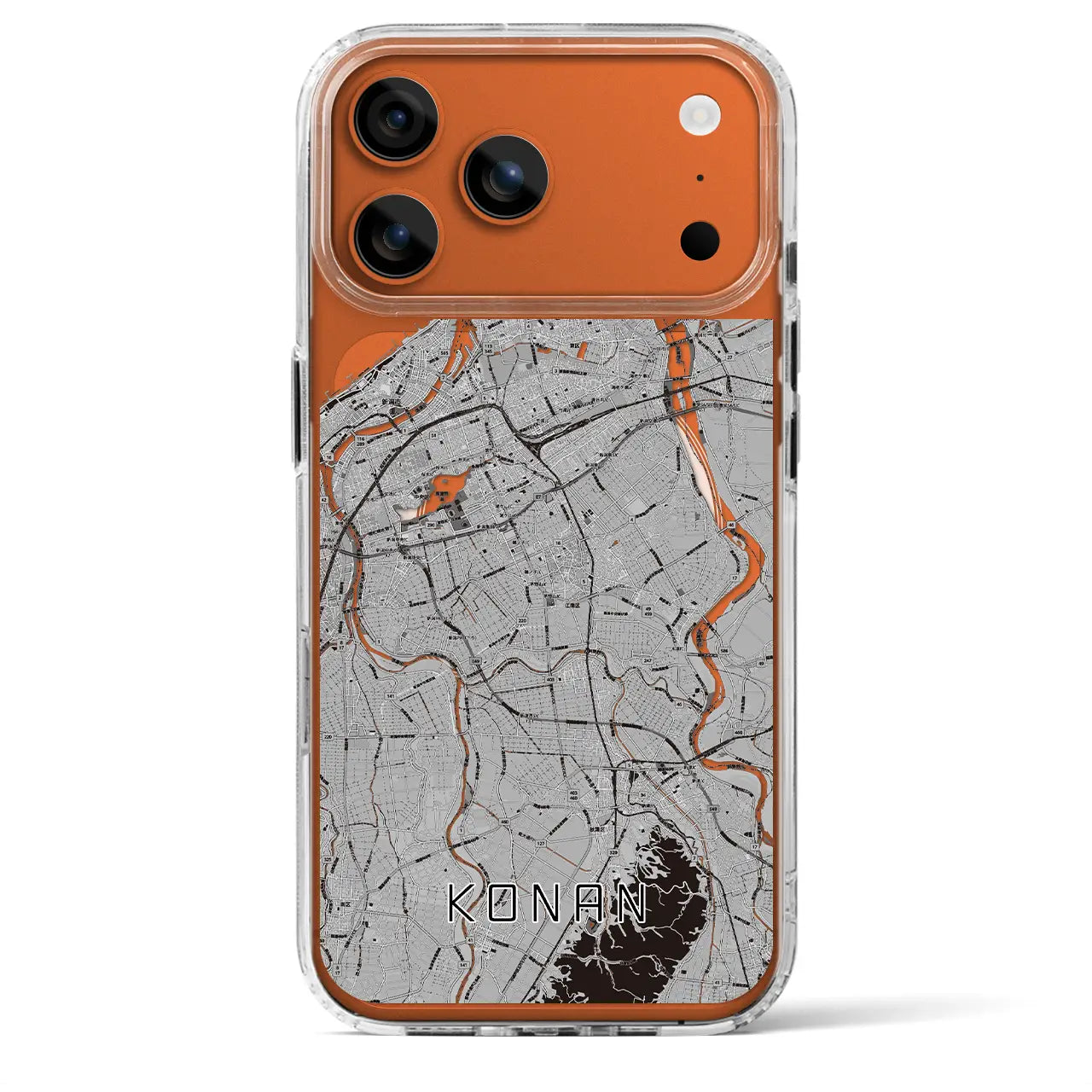 【江南(新潟県)】地図柄iPhoneケース(MagSafeタイプ)