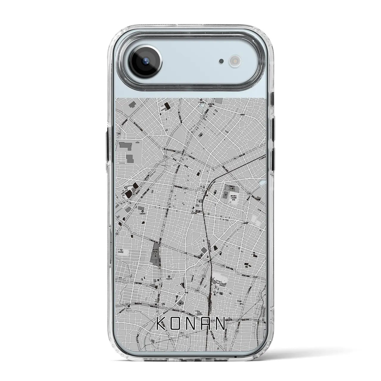 【江南(愛知県)】地図柄iPhoneケース(MagSafeタイプ)