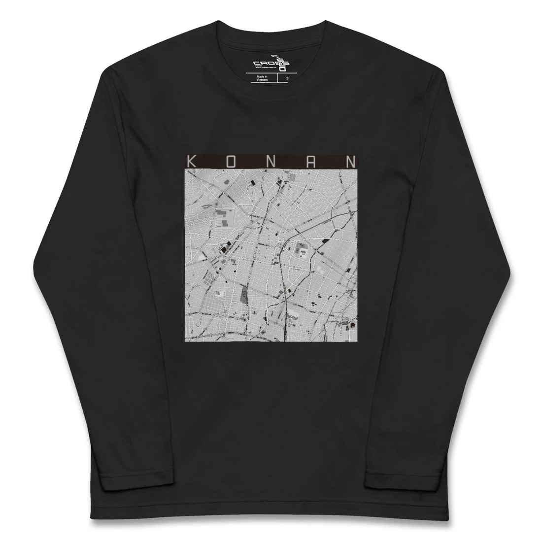 【江南(愛知県)】地図柄ロングスリーブTシャツ