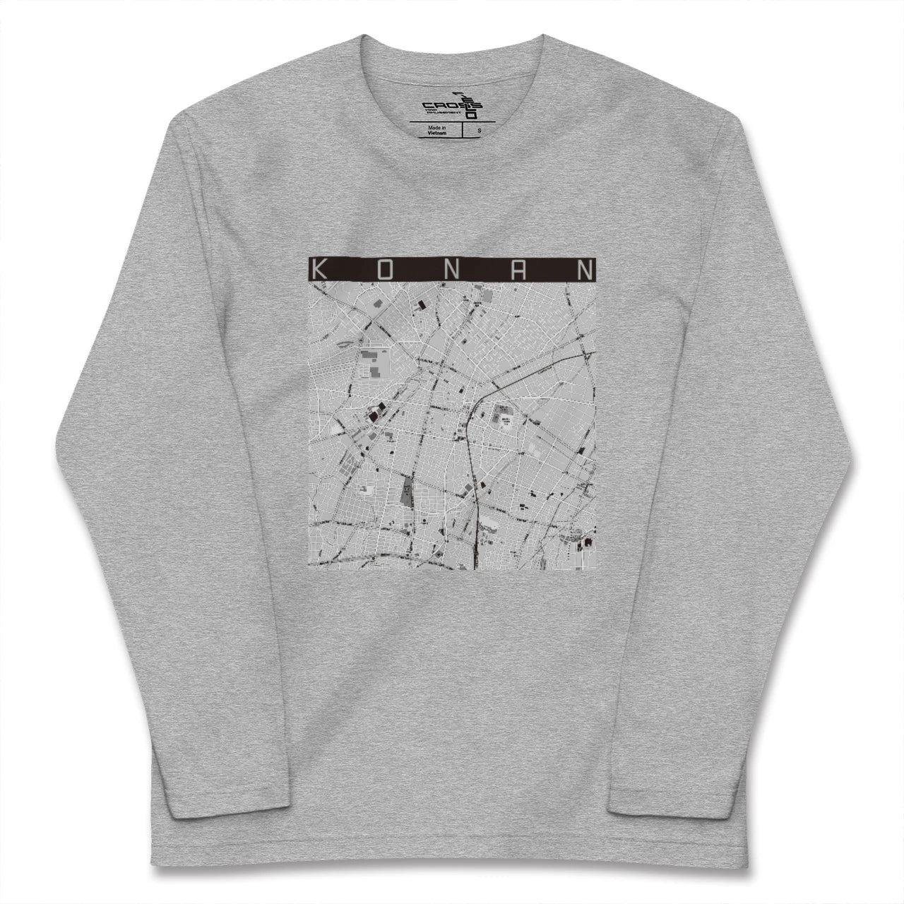 【江南(愛知県)】地図柄ロングスリーブTシャツ
