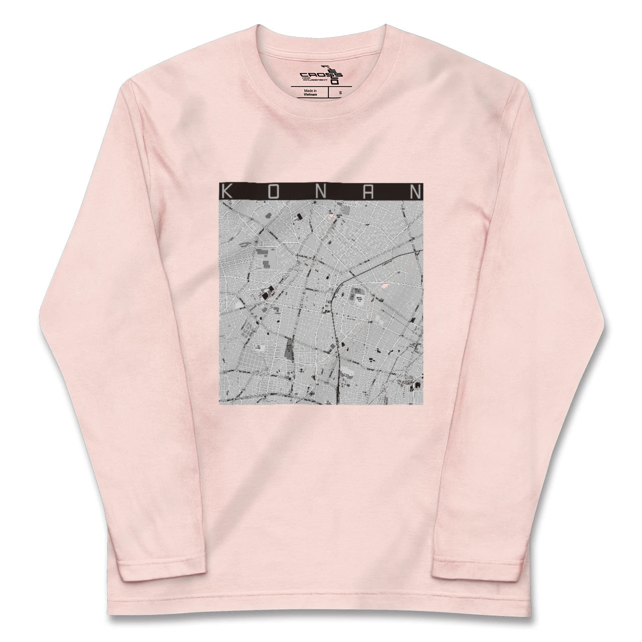 【江南(愛知県)】地図柄ロングスリーブTシャツ