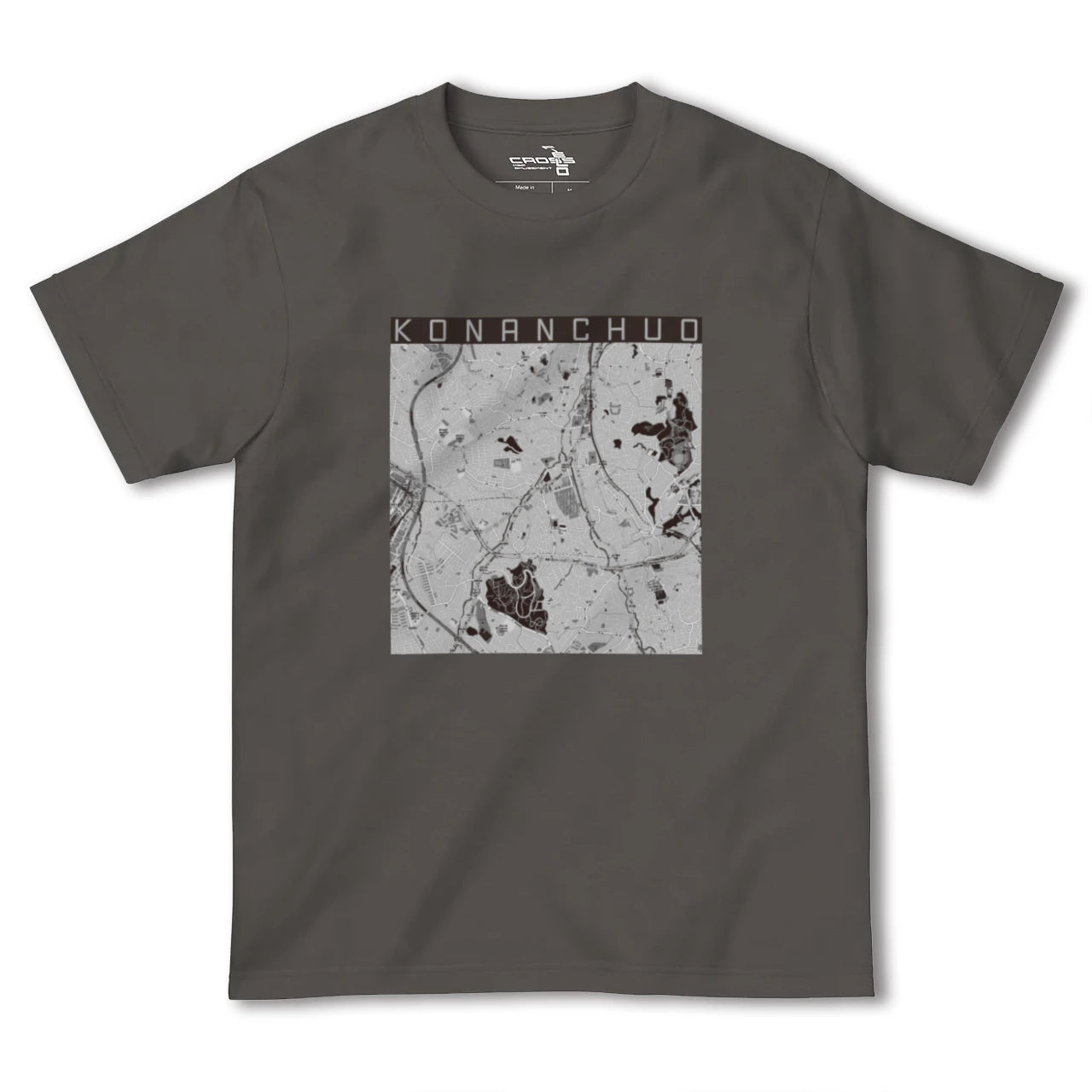 【港南中央(神奈川県)】地図柄ヘビーウェイトTシャツ
