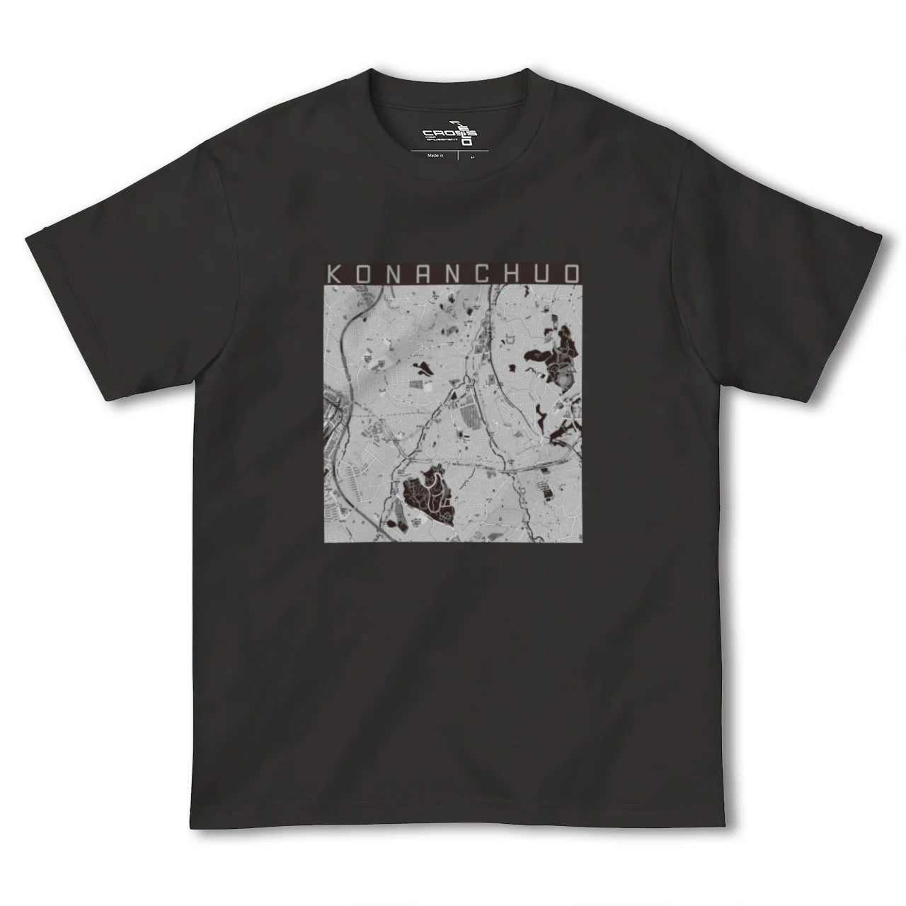 【港南中央(神奈川県)】地図柄ヘビーウェイトTシャツ