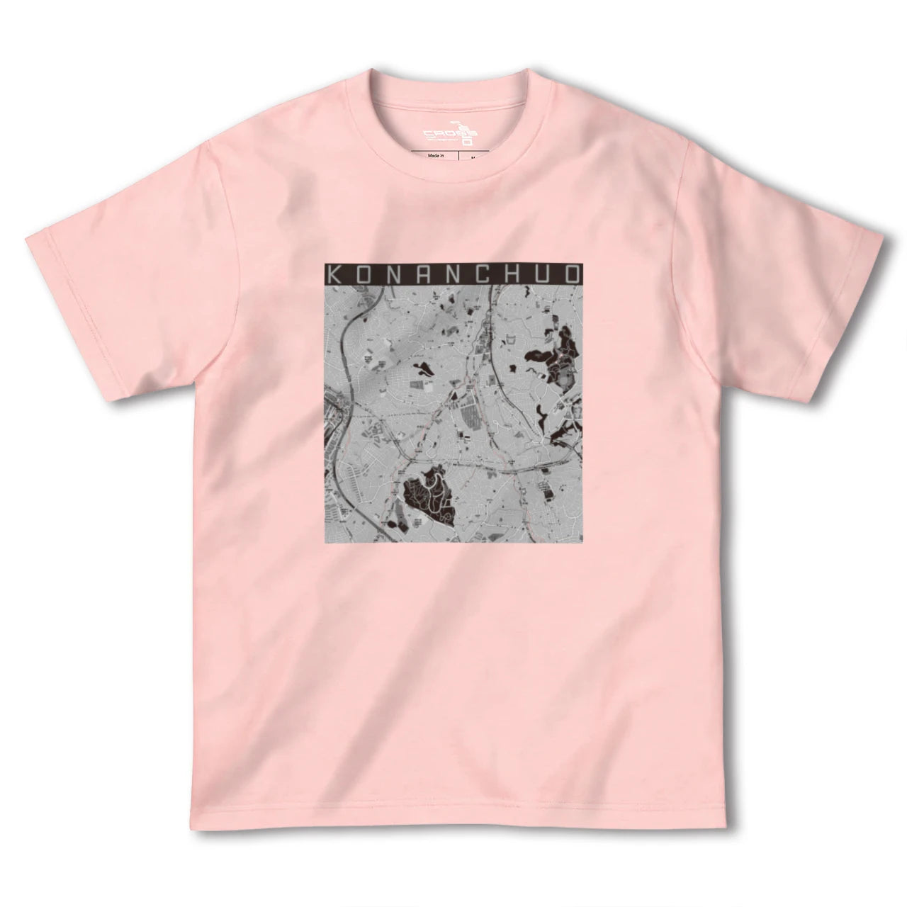 【港南中央(神奈川県)】地図柄ヘビーウェイトTシャツ