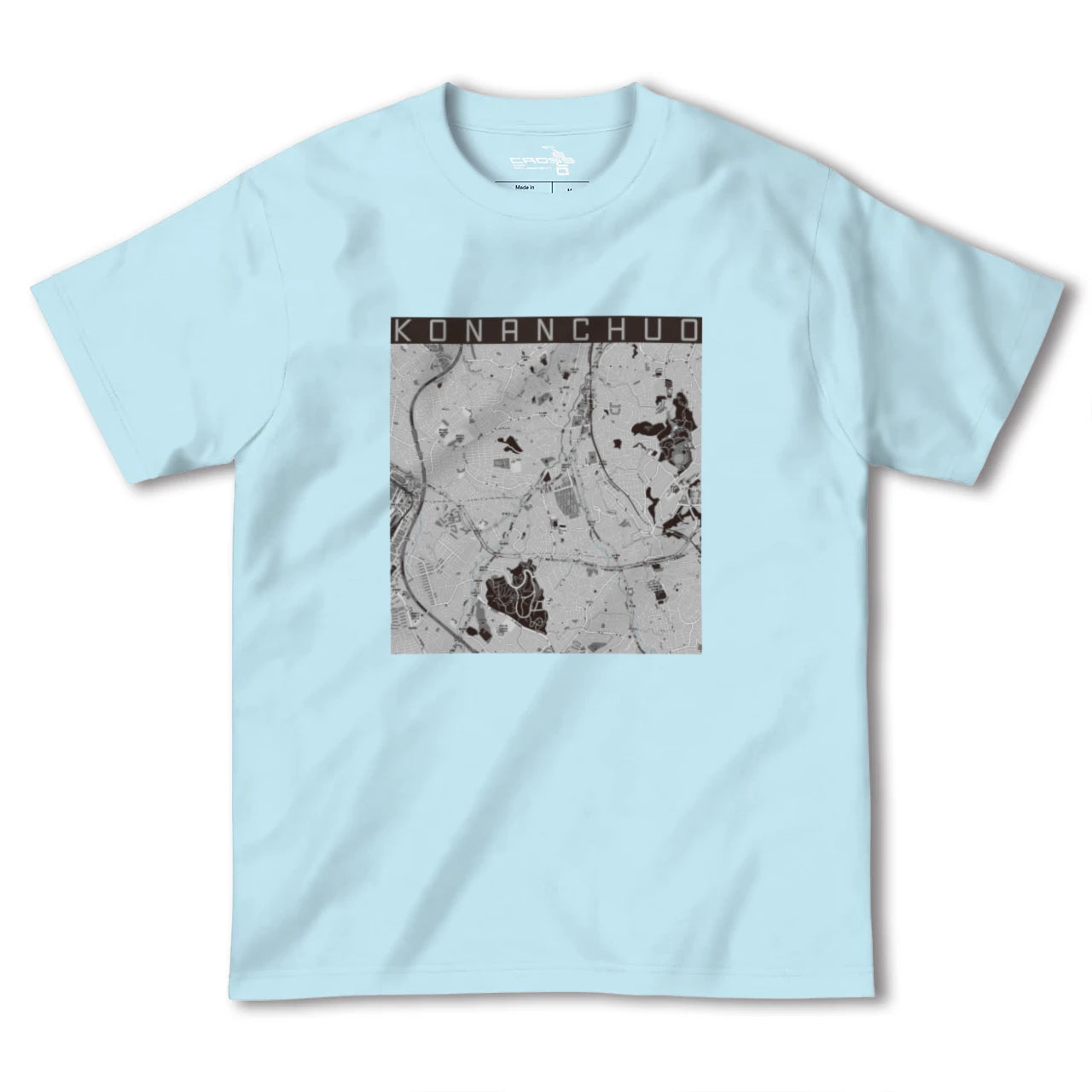 【港南中央(神奈川県)】地図柄ヘビーウェイトTシャツ
