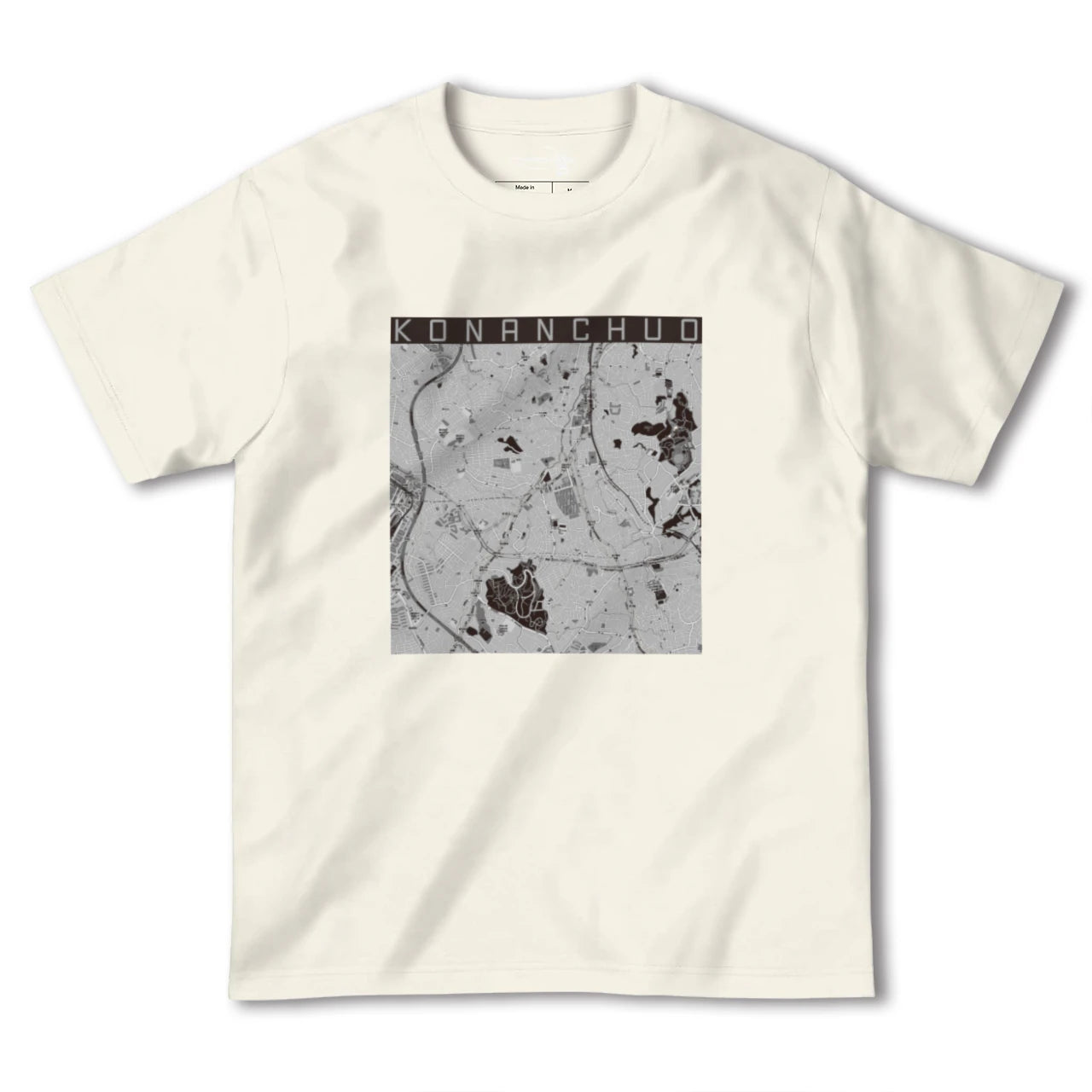 【港南中央(神奈川県)】地図柄ヘビーウェイトTシャツ