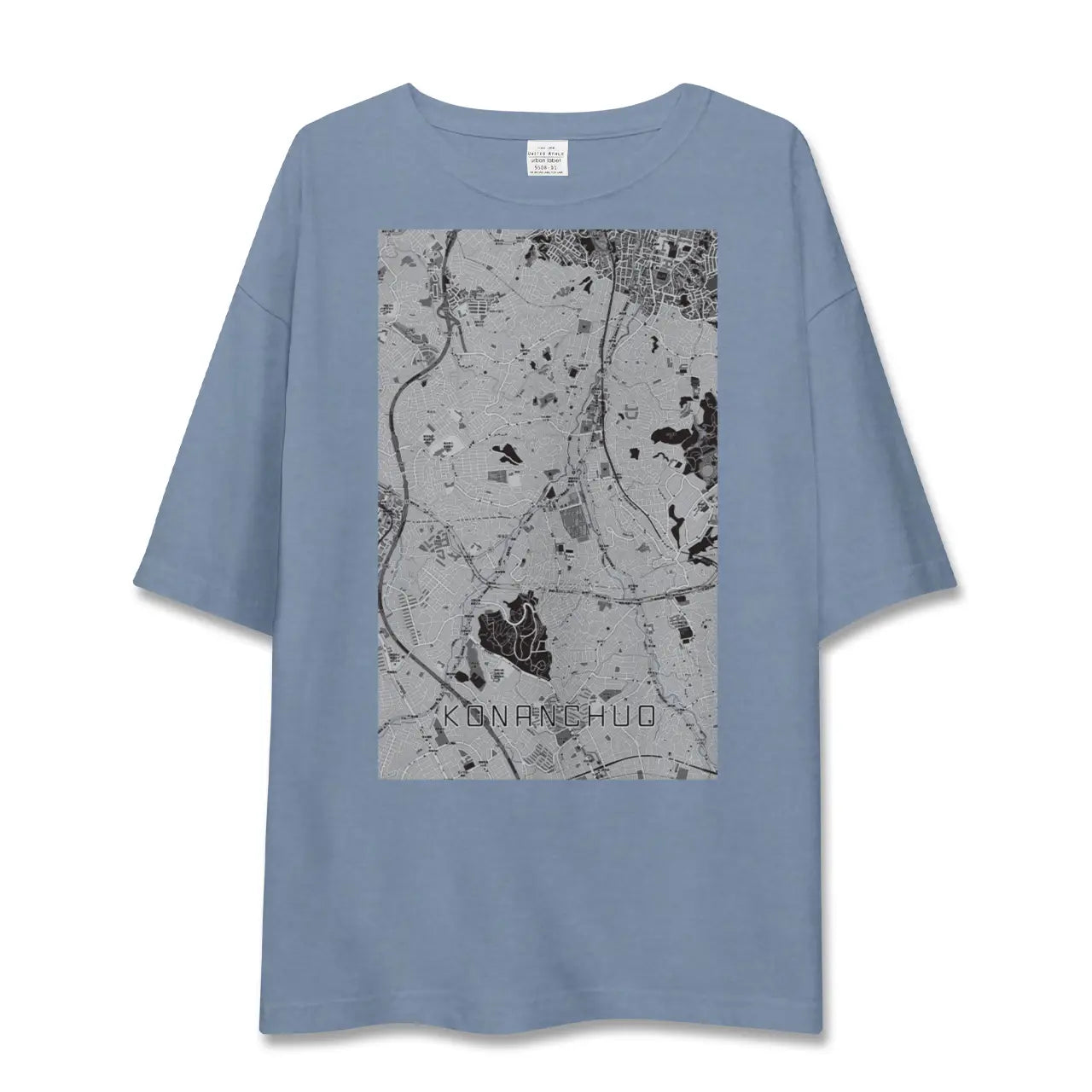 【港南中央(神奈川県)】地図柄ビッグシルエットTシャツ
